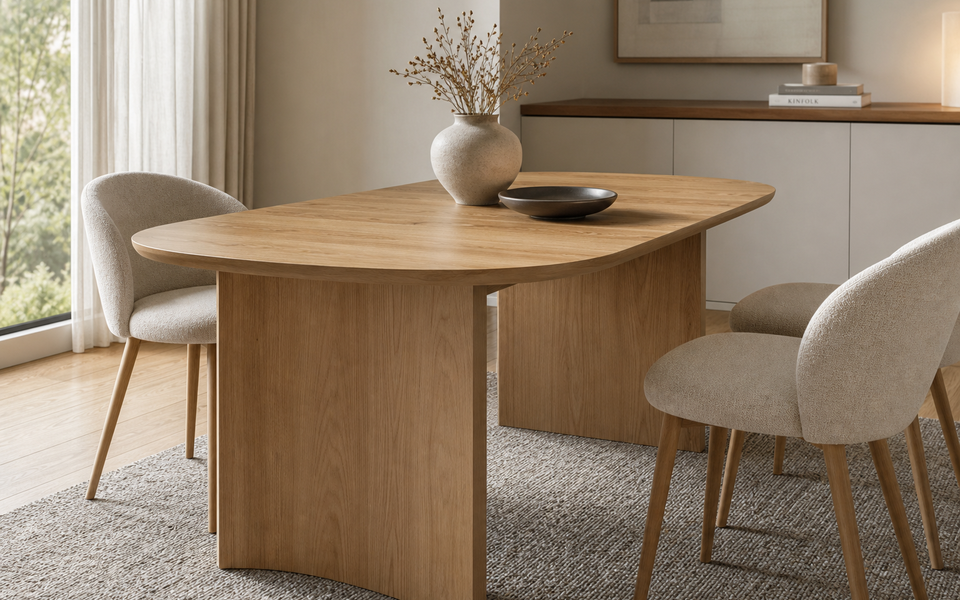 Luna Table - Natural Oak 42
